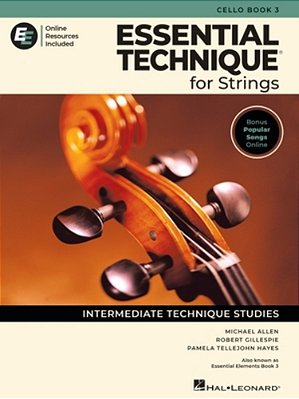 Essential Technique For Strings - Cello Book 3 With Online Resources-..