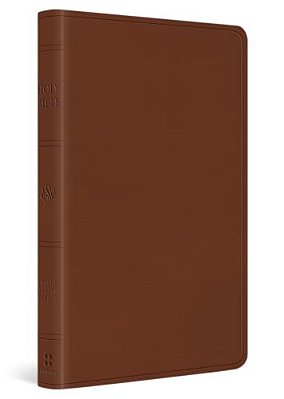 Esv Large Print Value Thinline Bible (Trutone, Camel)-..