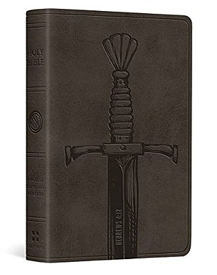 Esv Vest Pocket New Testament With Psalms And Proverbs, Red Letter (Trutone, Silver, Sword Design)-..