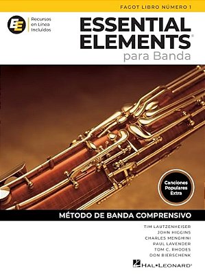 Essential Elements Para Banda - Fagot Libro Numero 1 - Recursos En Linea Incluidos-..