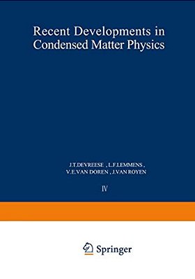 Recent Developments In Condensed Matter Physics: Volume 4 - Low-Dimensional Systems, Phase Changes, And Experimental Techniques-..