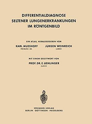 Differentialdiagnose Seltener Lungenerkrankungen Im Röntgenbild-..