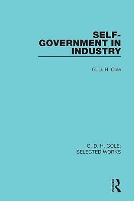 Self-Government In Industry-..