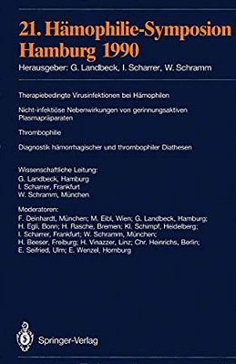 21. Hämophilie-Symposion: Hamburg 1990-..