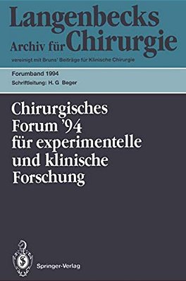 111. Kongreß Der Deutschen Gesellschaft Für Chirurgie München, 5.-9. April 1994-..