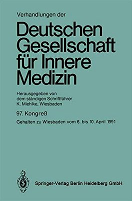 Verhandlungen Der Deutschen Gesellschaft Für Innere Medizin-..