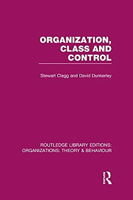 Organization, Class And Control (Rle: Organizations)-..