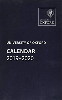University Of Oxford Calendar 2019-2020-..