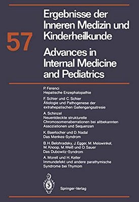 Ergebnisse Der Inneren Medizin Und Kinderheilkunde/Advances In Internal Medicine And Pediatrics: Neue Folge-..