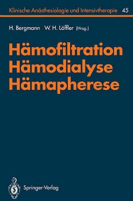 Hämofiltration, Hämodialyse, Hämapherese-..