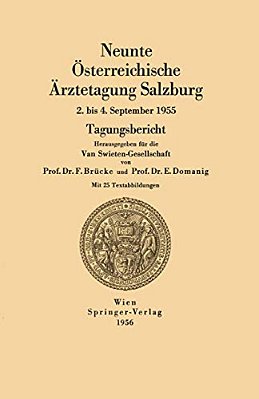 Neunte Österreichische Ärztetagung Salzburg: 2. Bis 4. September 1955-..