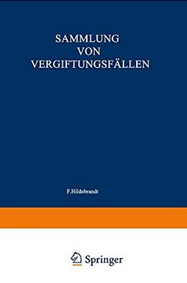 Sammlung Von Vergiftungsfällen-..