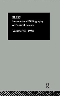 Intl Biblio Pol Sc 1958 Vol 7-..