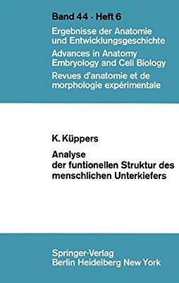 Analyse Der Funktionellen Struktur Des Menschlichen Unterkiefers-..