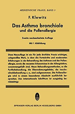 Das Asthma Bronchiale Und Die Pollenallergie-..