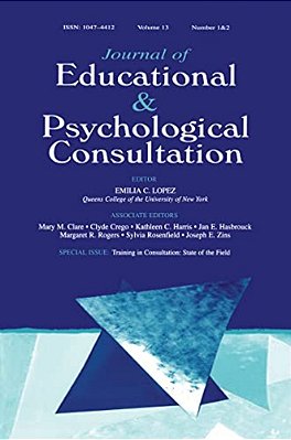 Training In Consultation: State Of The Field: A Special Double Issue Of Journal Of Educational And Psychological Consultation-..
