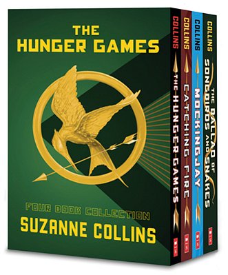 Hunger Games 4-Book Paperback Box Set (The Hunger Games, Catching Fire, Mockingjay, The Ballad Of Songbirds And Snakes)-..