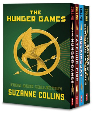 Hunger Games 4-Book Paperback Box Set (The Hunger Games, Catching Fire, Mockingjay, The Ballad Of Songbirds And Snakes)-..