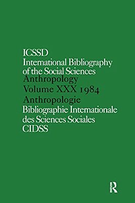 Ibss: Anthropology: 1984 Vol 30-..