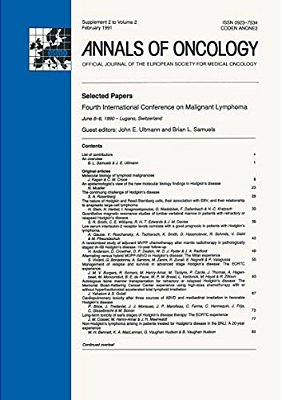 Annals Of Oncology: Official Journal Of The European Society For Medical Oncology-..