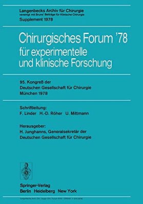 95. Kongreß Der Deutschen Gesellschaft Für Chirurgie, München, 3. Bis 6. Mai 1978-..