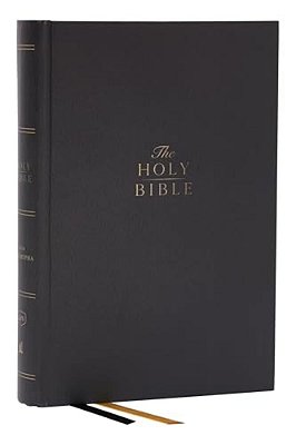 Kjv Holy Bible With Apocrypha And 73,000 Center-Column Cross References, Hardcover, Red Letter, Comfort Print: King James Version-..