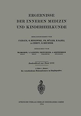 Die Verschiedenen Melaenaformen Im Säuglingsalter-..