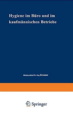 Hygiene Im Büro Und Im Kaufmännischen Betriebe-..
