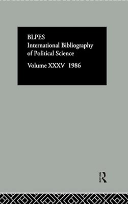 Ibss: Political Science: 1986 Volume 35-..