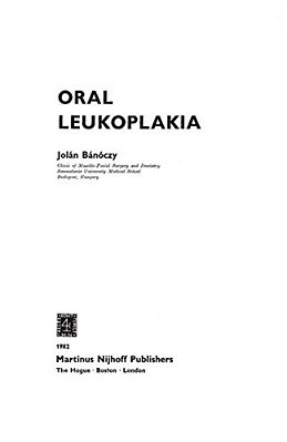 Oral Leukoplakia-..