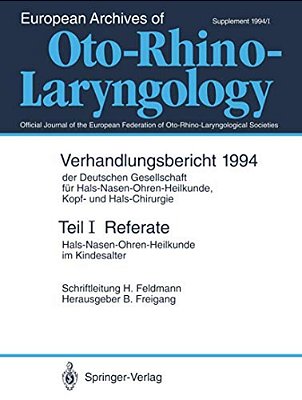 Referate: Hals-Nasen-ohren-heilkunde Im Kindesalter-..