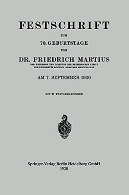 Festschrift Zum 70. Geburtstage-..