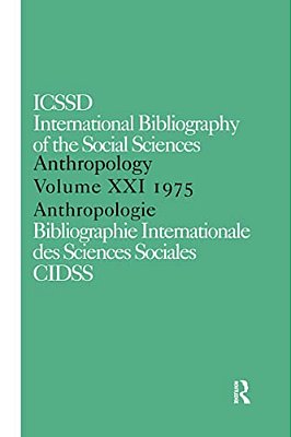 Ibss: Anthropology: 1975 Vol 21-..