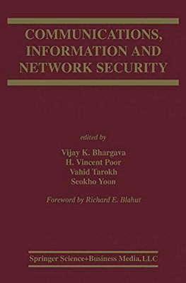 Communications, Information And Network Security-..
