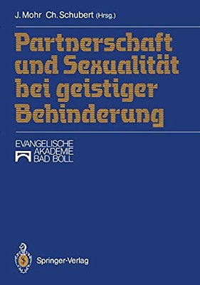 Partnerschaft Und Sexualität Bei Geistiger Behinderung-..
