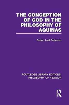 The Conception Of God In The Philosophy Of Aquinas-..
