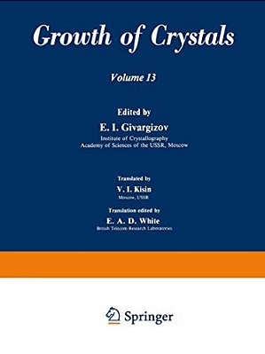 Growth Of Crystals: Volume 13-..