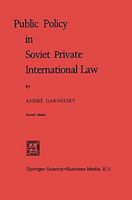 Public Policy In Soviet Private International Law-..