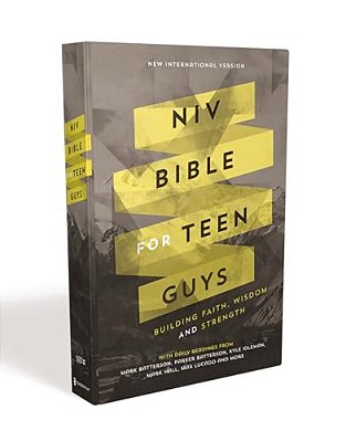 Niv Bible For Teen Guys, Hardcover: Building Faith, Wisdom And Strength-..