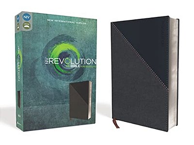 Niv, Revolution Bible, Imitation Leather, Gray/Navy: The Bible For Teen Guys-..