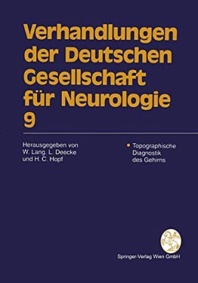 Topographische Diagnostik Des Gehirns-..