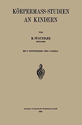 Körpermass-Studien An Kindern-..