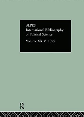 Ibss: Political Science: 1975 Volume 24-..