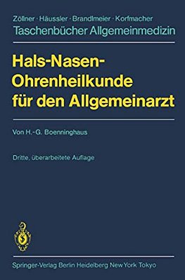 Hals-Nasen-ohrenheilkunde Für Den Allgemeinarzt-..