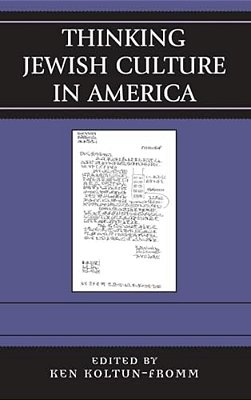 Thinking Jewish Culture In America-..