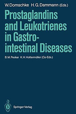 Prostaglandins And Leukotrienes In Gastrointestinal Diseases-..