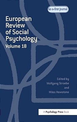 European Review Of Social Psychology: Volume 18-..