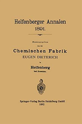 Helfenberger Annalen 1891-..