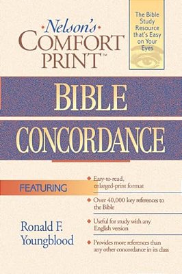 Comfort Print Bible Concordance-..