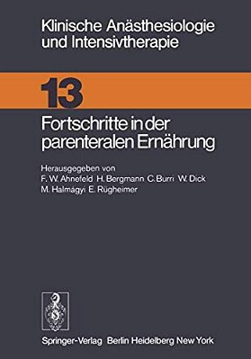 Fortschritte In Der Parenteralen Ernährung-..